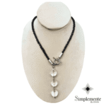 Ensoñador collar de cristales checos y pewter - Image 2
