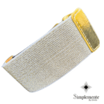 Cinturón elegante dorado elástico - Image 2