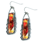 Aretes "Llamarada Rectangular" - Image 2