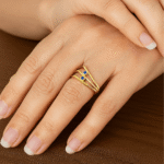 Anillo "Cielo Geométrico"