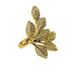 Anillo "Hoja de Oro y Rocío" - Image 2