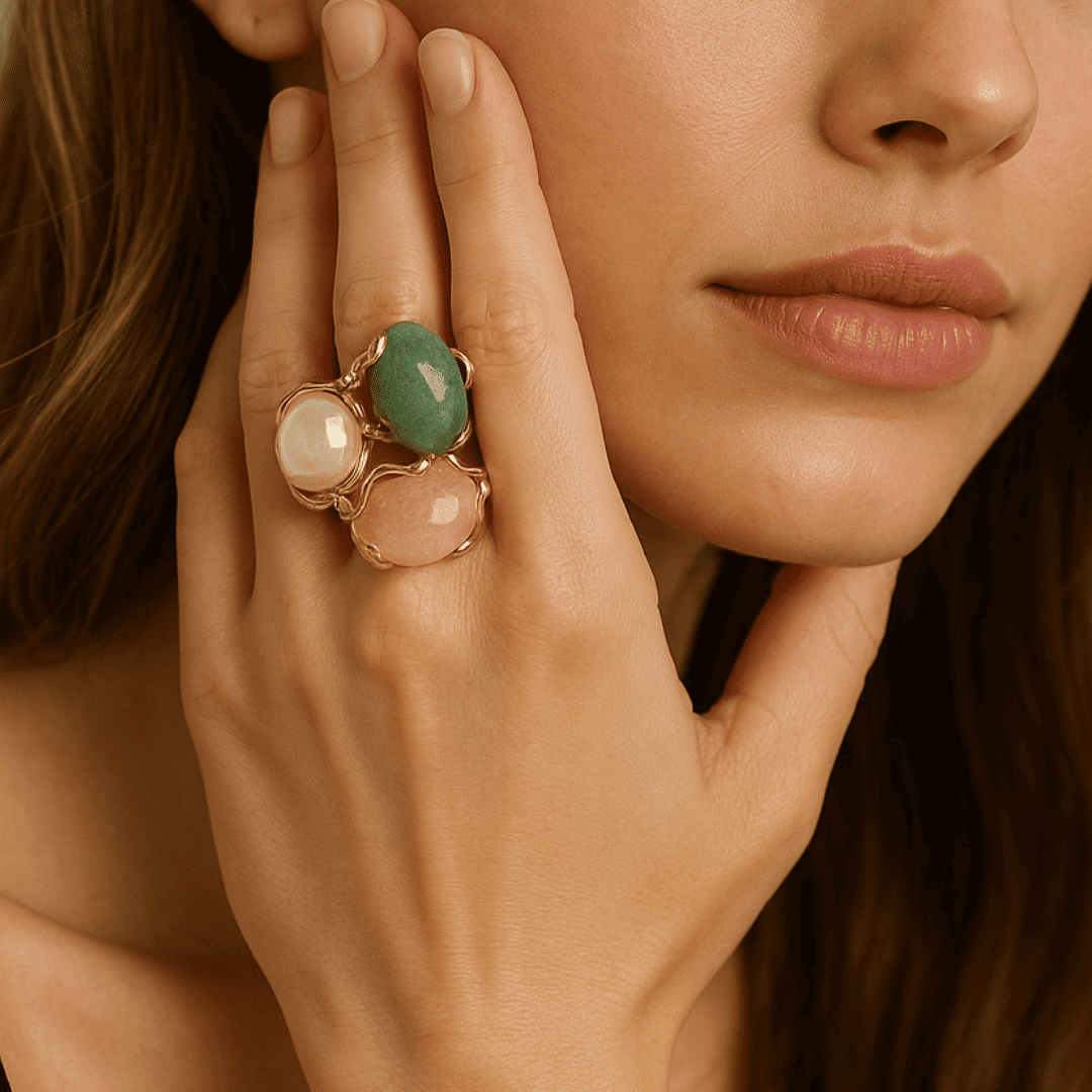 AN-3000I Anillo "Arcoíris de Oro" - Image 1