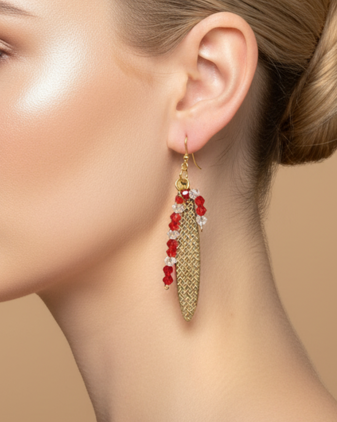 10 Aretes: Bastón de Caramelo - Image 1